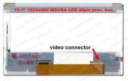 LP101WS1(TL)(B2) LCD 10.1" 1024x600 WSVGA LED 40pin prav. kon. display displej | matný povrch, lesklý povrch