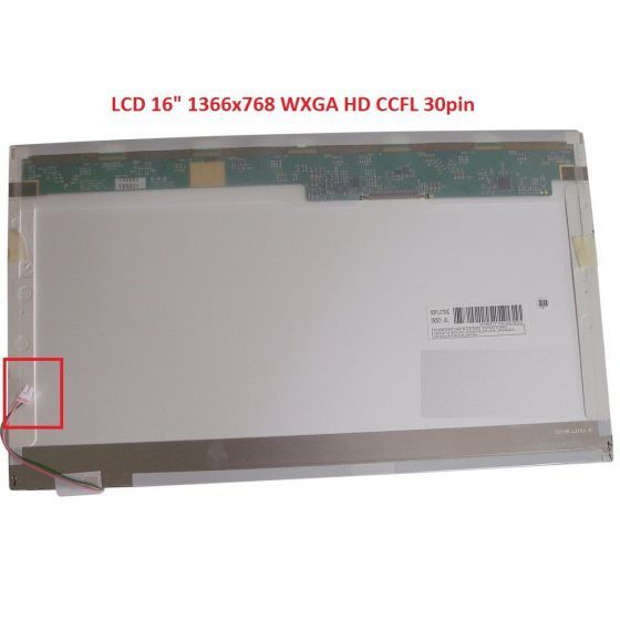 LTN160AT01-002 LCD 16" 1366x768 WXGA HD CCFL 30pin display displej